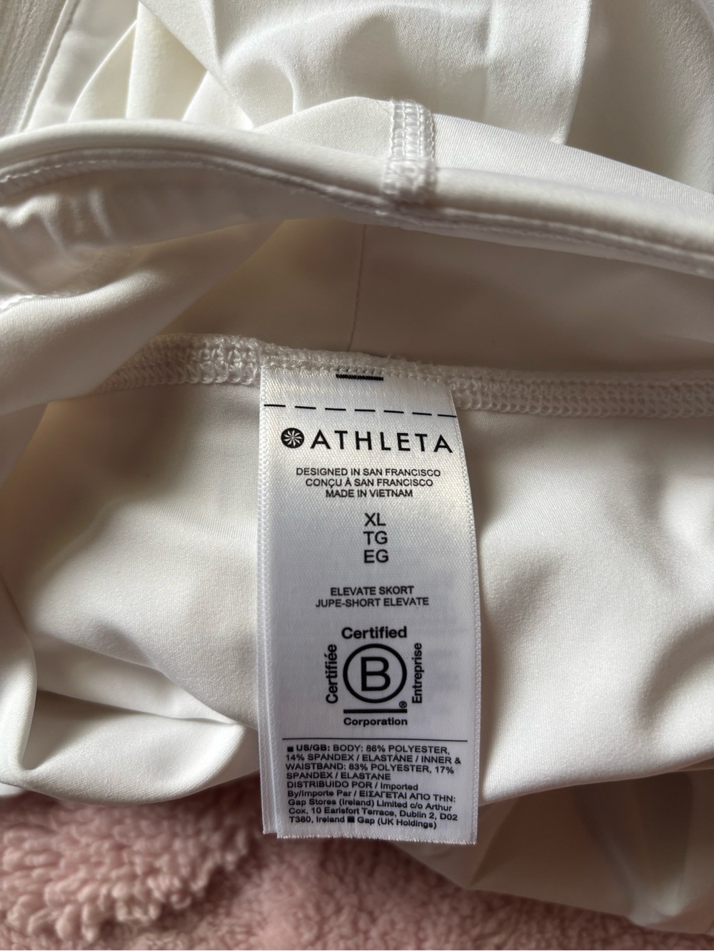 Athleta White Pleated Women’s Skirt - Classic Tennis Style - Picture 6 of 7